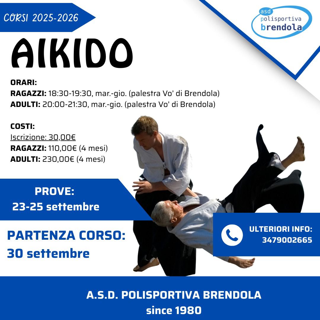 Volantino del corso: Aikido