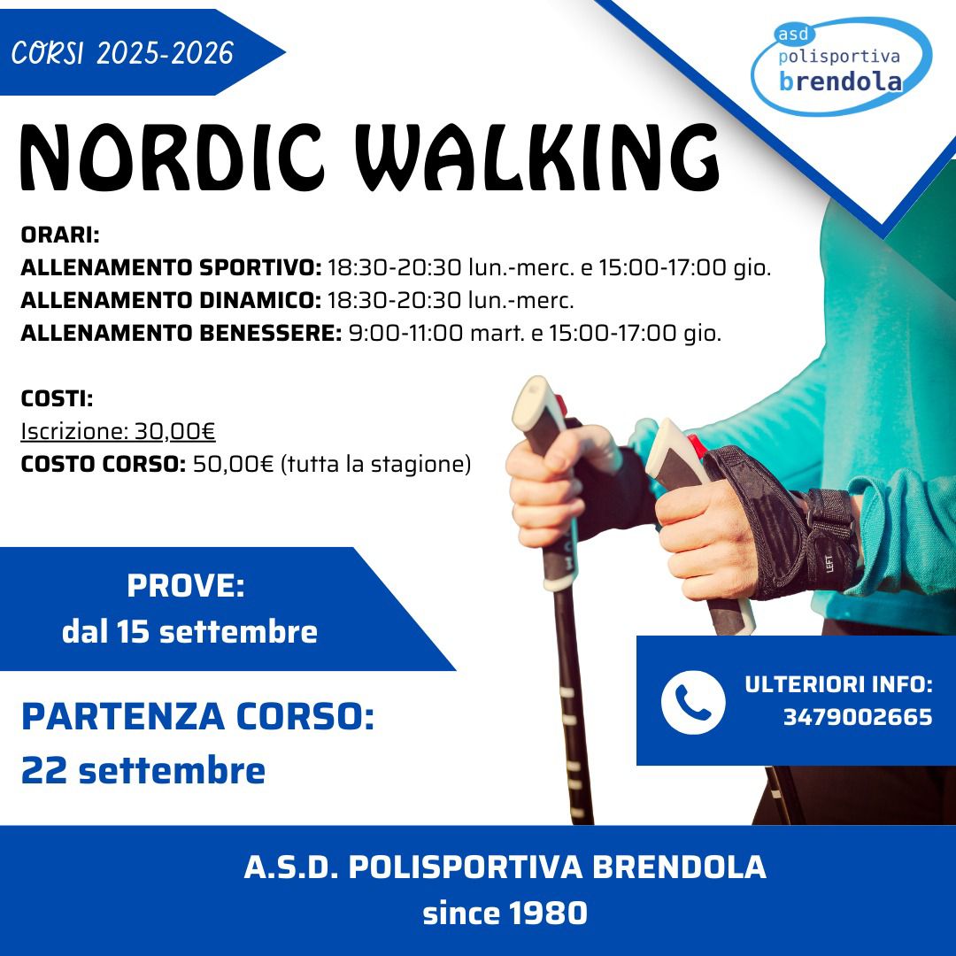 Volantino del corso: Nordic Walking