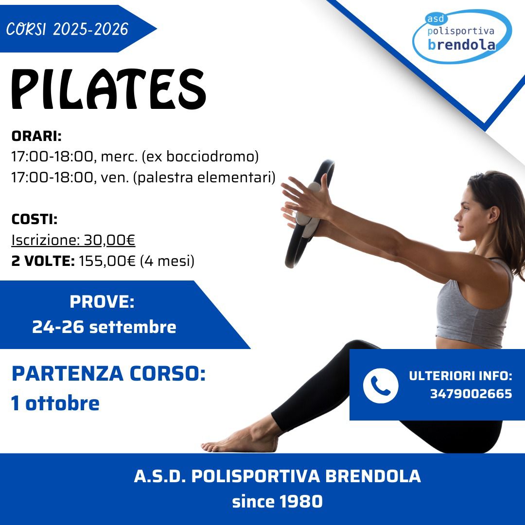 Volantino del corso: Pilates