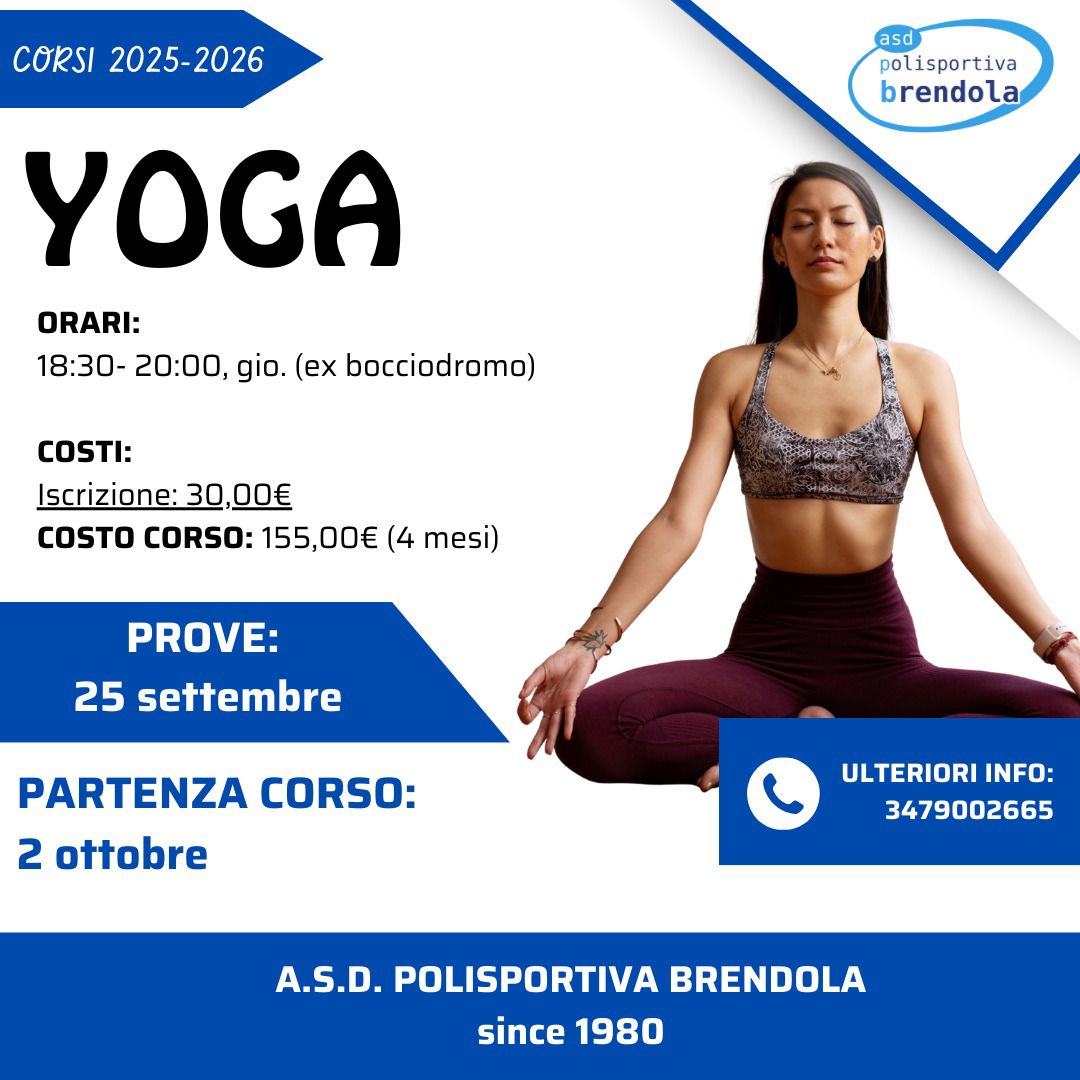 Volantino del corso: Yoga