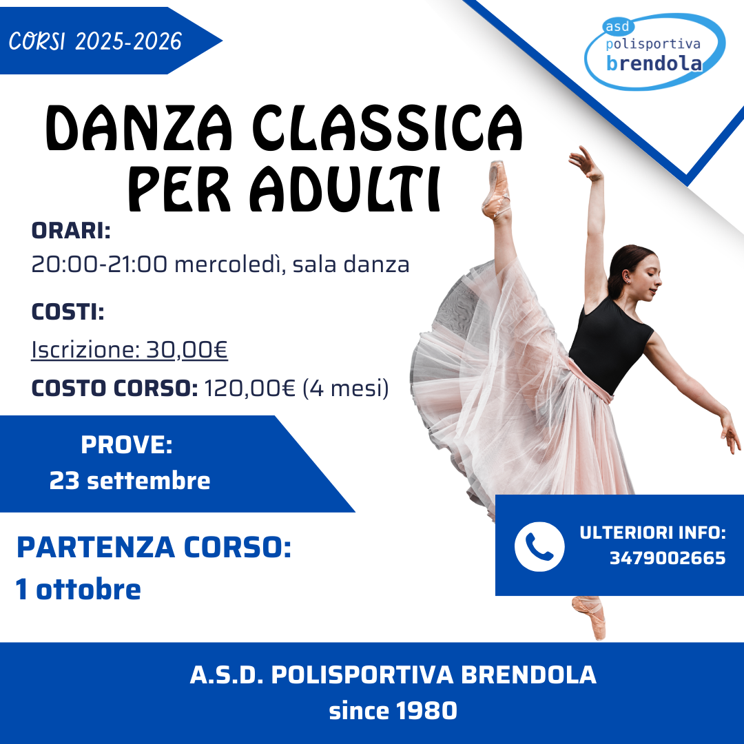 Volantino del corso: Danza Classica