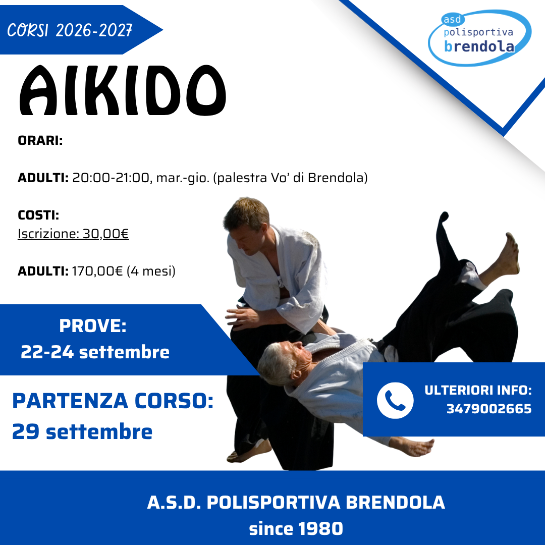 Volantino del corso: Aikido Adulti