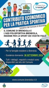 Contributo economico alle famiglie per lo sport