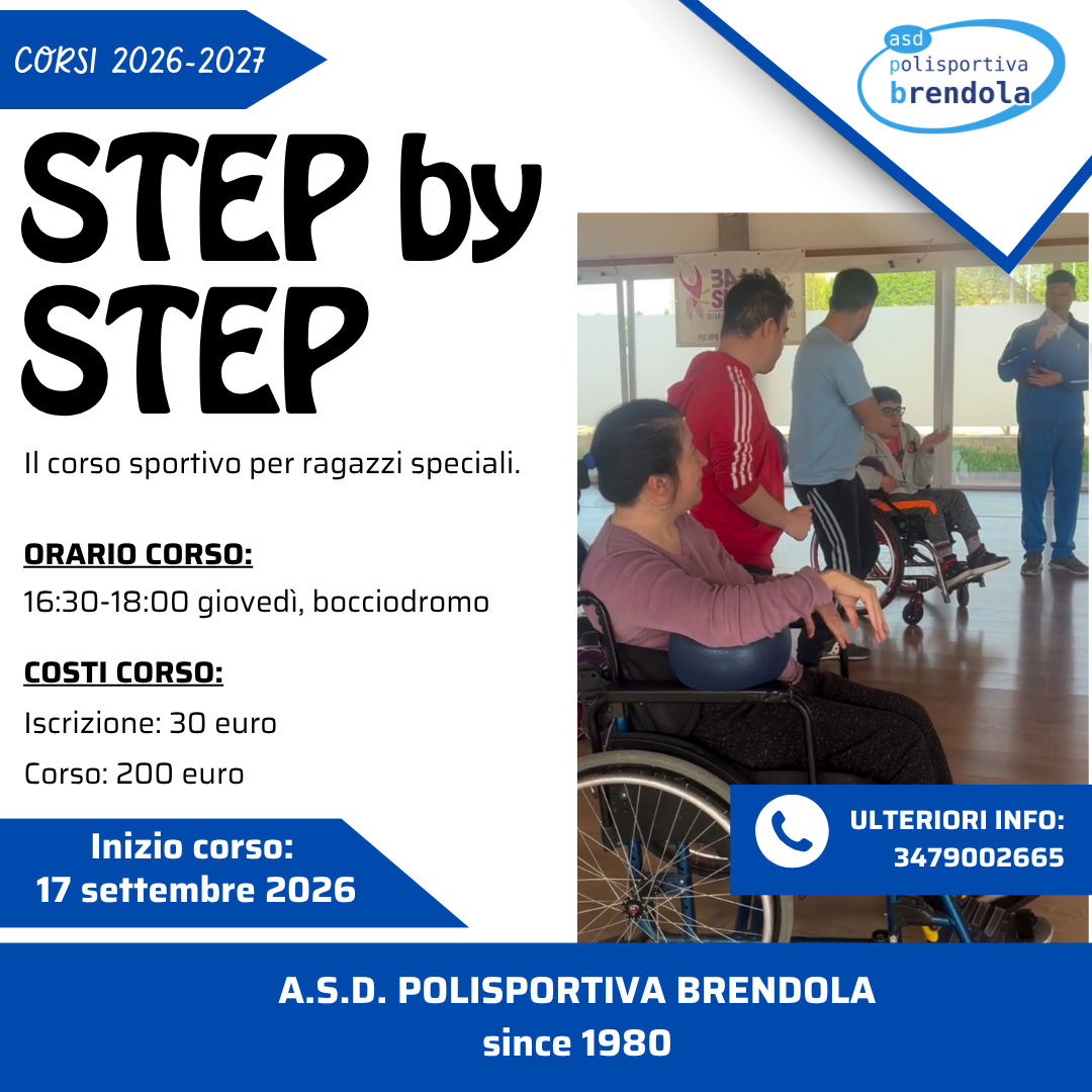 Volantino del corso: Step by step